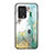 Silicone Frame Fashionable Pattern Mirror Case Cover for Xiaomi Black Shark 5 Pro 5G Green