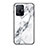 Silicone Frame Fashionable Pattern Mirror Case Cover for Xiaomi Mi 11T Pro 5G White