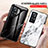 Silicone Frame Fashionable Pattern Mirror Case Cover for Xiaomi Mi 12T 5G