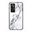 Silicone Frame Fashionable Pattern Mirror Case Cover for Xiaomi Mi 12T 5G White