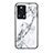 Silicone Frame Fashionable Pattern Mirror Case Cover for Xiaomi Mi 13 Lite 5G White