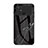 Silicone Frame Fashionable Pattern Mirror Case Cover for Xiaomi Poco C40 Black