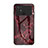 Silicone Frame Fashionable Pattern Mirror Case Cover for Xiaomi Poco C40 Red