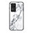 Silicone Frame Fashionable Pattern Mirror Case Cover for Xiaomi Poco F4 5G White