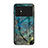 Silicone Frame Fashionable Pattern Mirror Case Cover for Xiaomi Poco M4 5G