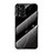 Silicone Frame Fashionable Pattern Mirror Case Cover for Xiaomi Poco M4 Pro 5G Black