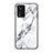 Silicone Frame Fashionable Pattern Mirror Case Cover for Xiaomi Poco M4 Pro 5G White