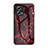 Silicone Frame Fashionable Pattern Mirror Case Cover for Xiaomi Poco X4 GT 5G Red