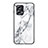Silicone Frame Fashionable Pattern Mirror Case Cover for Xiaomi Poco X4 GT 5G White