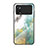Silicone Frame Fashionable Pattern Mirror Case Cover for Xiaomi Poco X4 Pro 5G Green