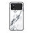 Silicone Frame Fashionable Pattern Mirror Case Cover for Xiaomi Poco X4 Pro 5G White