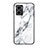 Silicone Frame Fashionable Pattern Mirror Case Cover for Xiaomi Redmi 11 Prime 5G White