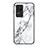 Silicone Frame Fashionable Pattern Mirror Case Cover for Xiaomi Redmi K40S 5G White