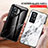 Silicone Frame Fashionable Pattern Mirror Case Cover for Xiaomi Redmi K50 Ultra 5G