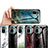 Silicone Frame Fashionable Pattern Mirror Case Cover for Xiaomi Redmi Note 10 4G