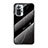 Silicone Frame Fashionable Pattern Mirror Case Cover for Xiaomi Redmi Note 10 Pro 4G Black