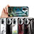 Silicone Frame Fashionable Pattern Mirror Case Cover for Xiaomi Redmi Note 10 Pro Max