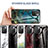 Silicone Frame Fashionable Pattern Mirror Case Cover for Xiaomi Redmi Note 11 4G (2021)