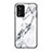 Silicone Frame Fashionable Pattern Mirror Case Cover for Xiaomi Redmi Note 11 5G White