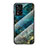 Silicone Frame Fashionable Pattern Mirror Case Cover for Xiaomi Redmi Note 11 Pro+ Plus 5G Blue