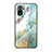 Silicone Frame Fashionable Pattern Mirror Case Cover for Xiaomi Redmi Note 11 SE India 4G