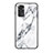 Silicone Frame Fashionable Pattern Mirror Case Cover for Xiaomi Redmi Note 11S 4G White