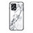 Silicone Frame Fashionable Pattern Mirror Case Cover for Xiaomi Redmi Note 11T Pro 5G White