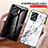 Silicone Frame Fashionable Pattern Mirror Case Cover for Xiaomi Redmi Note 11T Pro+ Plus 5G