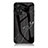 Silicone Frame Fashionable Pattern Mirror Case Cover for Xiaomi Redmi Note 12S Black