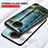 Silicone Frame Fashionable Pattern Mirror Case Cover for Xiaomi Redmi Note 9 5G