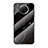 Silicone Frame Fashionable Pattern Mirror Case Cover for Xiaomi Redmi Note 9 5G Black