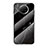 Silicone Frame Fashionable Pattern Mirror Case Cover for Xiaomi Redmi Note 9T 5G Black