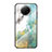Silicone Frame Fashionable Pattern Mirror Case Cover for Xiaomi Redmi Note 9T 5G Green