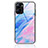 Silicone Frame Fashionable Pattern Mirror Case Cover JM1 for Realme Q5x 5G Colorful