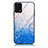 Silicone Frame Fashionable Pattern Mirror Case Cover JM1 for Xiaomi Poco F5 5G Sky Blue