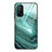 Silicone Frame Fashionable Pattern Mirror Case Cover JM1 for Xiaomi Redmi K30S 5G Green