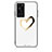 Silicone Frame Fashionable Pattern Mirror Case Cover JM2 for Huawei P60