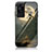 Silicone Frame Fashionable Pattern Mirror Case Cover JM2 for Huawei P60 Army green