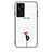 Silicone Frame Fashionable Pattern Mirror Case Cover JM2 for Huawei P60 Pro White