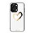 Silicone Frame Fashionable Pattern Mirror Case Cover JM2 for OnePlus Ace 2V 5G