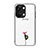 Silicone Frame Fashionable Pattern Mirror Case Cover JM2 for OnePlus Ace 2V 5G White