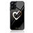 Silicone Frame Fashionable Pattern Mirror Case Cover JM2 for Realme 10S 5G Black