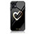 Silicone Frame Fashionable Pattern Mirror Case Cover JM2 for Xiaomi Redmi Note 12 4G Black