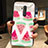 Silicone Frame Fashionable Pattern Mirror Case Cover K01 for OnePlus 7T Pro