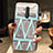 Silicone Frame Fashionable Pattern Mirror Case Cover K01 for OnePlus 7T Pro