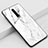 Silicone Frame Fashionable Pattern Mirror Case Cover K01 for Xiaomi Redmi K20 Pro White