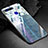 Silicone Frame Fashionable Pattern Mirror Case Cover K02 for Huawei Honor V20 Blue