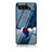 Silicone Frame Fashionable Pattern Mirror Case Cover LS1 for Asus ROG Phone 5 Pro Blue