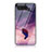 Silicone Frame Fashionable Pattern Mirror Case Cover LS1 for Asus ROG Phone 5 ZS673KS Purple