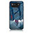 Silicone Frame Fashionable Pattern Mirror Case Cover LS1 for Asus ROG Phone 7